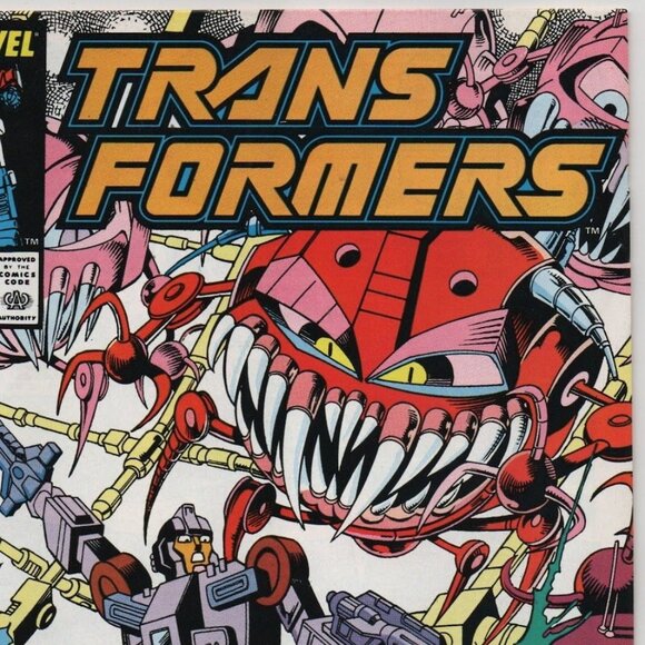 Transformers 52 Marvel Comics 1989 FN/VF 7.0 Mecannibals - Picture 13 of 16
